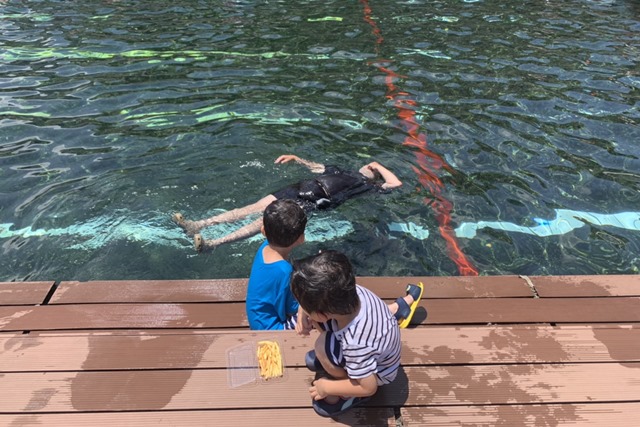 嘉島町湧水天然プール